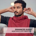 AfterShokz Aeropex OpenEar Wireless Bone Conduction Headphones with Sport Belt,Cosmic Black,23