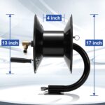 M MINGLE Pressure Washer Hose Reel 100ft with Swivel Arm
