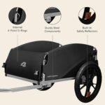 Retrospec Cargo Bike Trailer with Folding Frame & Weather Resistant Fabric