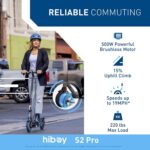 Electric Scooter,500W Motor,10??? Solid Tires,25 Miles Range,19 Mph Folding Commuter Electric Scooter for Adults (Optional Seat)