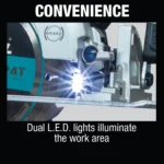 Makita Circular Saw 6 1/2 Inch 18 Volt Tool Only Factory Serviced