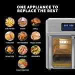 Kalorik MAXX? Digital Air Fryer Oven,26 Quart,10-in-1 Countertop Toaster Oven & Air Fryer Combo-21 Presets up to 500 degrees,Includes 9 Accessories & Cookbook