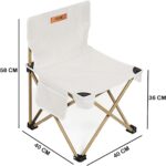 Camping Folding Table and Chairs Set,Aluminum Egg Roll Table with Easy Carrying Bag for Indoor,Outdoor,Camping,Picnic,Backyard,Set 5 Piece and Camping Table for 4 Person,White.