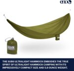 Hammock System - Includes Sub6 Hammock,Helios Suspension System,Guardian SL Bug Net,and Rain Tarp - Set of Lightweight Hammock Essentials for Camping,or Hiking - Grey/Lichen