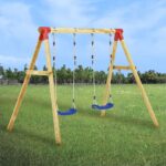 Kids Wooden Swing Set
