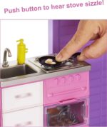 Barbie Dreamhouse Dollhouse With 70+ Accessories,Working Elevator,Lights and Sounds