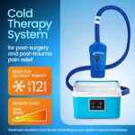 PhysioNatural Cold Therapy Machine - Wearable,Adjustable Knee Pad ?? Cooler Pump with Digital Timer