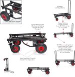 Gator Frameworks All-Terrain Folding Multi-Utility Cart with 30-52?? Extension