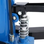 1660 Pounds Hydraulic Car Transmission Jack Vertical Lift with 360?? Swivel Wheel Pedal,Blue,33"-70"(0.75Ton)