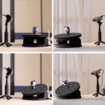 Revopoint Dual Axis Turntable for Accurate 3D Scanning,Easy Capturing Detail-rich of Small-Medium Objects