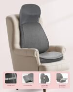 THERAZZAGGE Shiatsu Neck Back Massager with Heat,Massage Chair Full Body with Compression