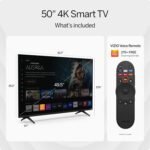 VIZIO 50??? 4K Resolution HDR Smart TV,Dolby Vision HDR/HDR10+,WiFi 6 ?C (Renewed)
