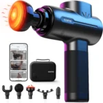 RENPHO Massage Gun Deep Tissue Muscle Percussion Massager Gun,FSA and HSA Eligible Powerful Portable Back Massager Gun for Athletes,Gifts for Men Women,Handheld Back Massagers,Carry Case,Active