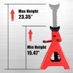 Generic Heavy Duty Adjustable Car Lifting Stand,2 Pack